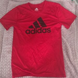 Adidas Scarlet Tee with Black Logo